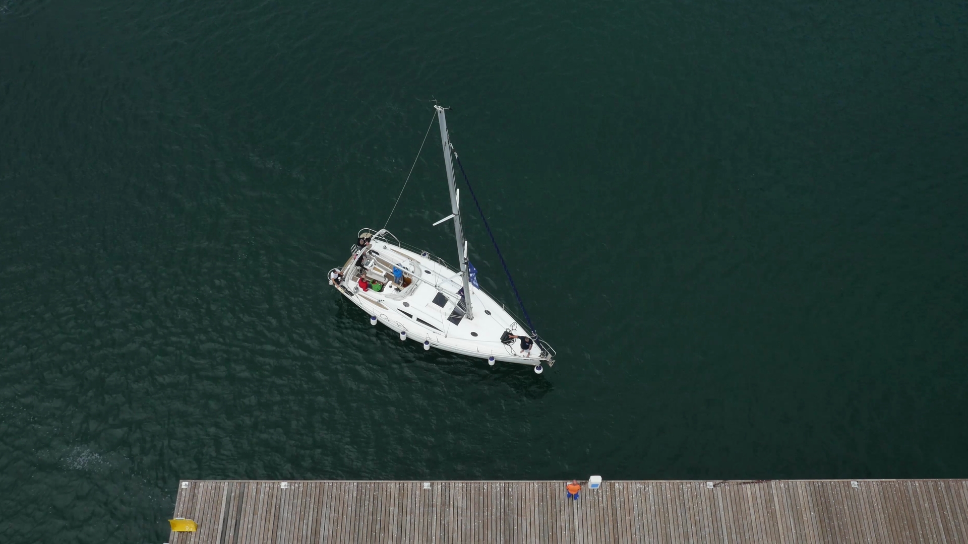 anlegen mit motoryacht